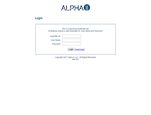 Tablet Screenshot of alphaii.net